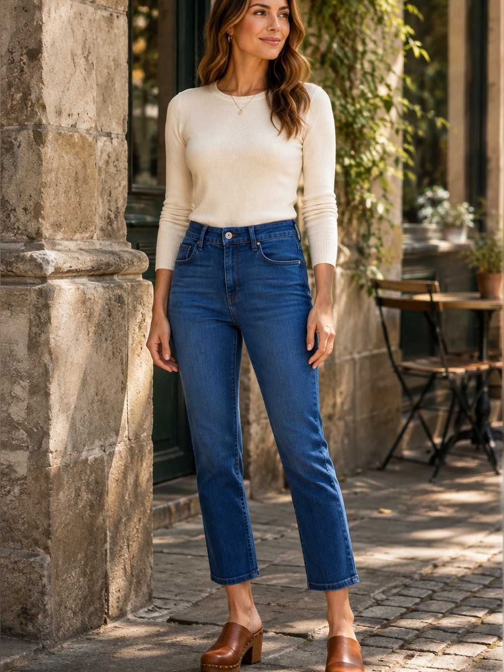 PILCRO AND THE LETTERPRESS Medium Wash Five Pocket Ankle Jeans, 28/6